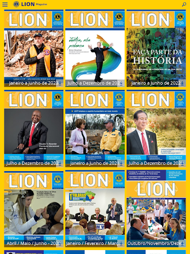 Android application LION Magazine Brasil LA LB LD screenshort