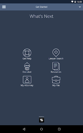 Android application 1LAW On-Demand screenshort