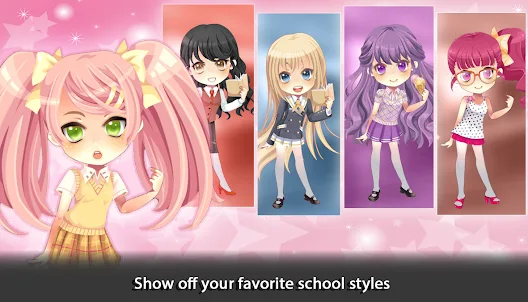 Anime School Dress Up Girl