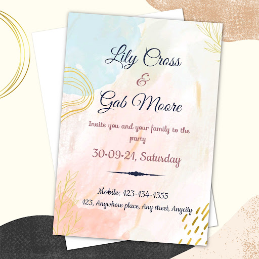 Party invitation card maker Screen 2