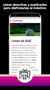 Imágen 17 Listas M3U - IPTV M3U android