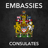 Canadian embassies consulate icon