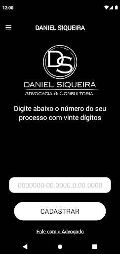 Android application Daniel Siqueira Advocacia screenshort