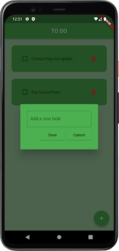 Tasks Screen 2
