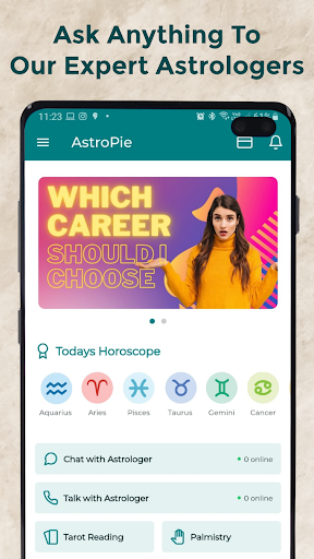 Android application AstroPie: Talk to Astrologers screenshort