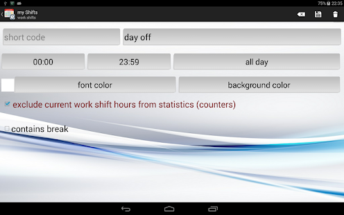 my work shifts PRO Screenshot