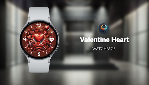 Valentine Heart Watch Face screenshot 1