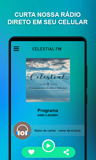 Android application CELESTIAL FM screenshort