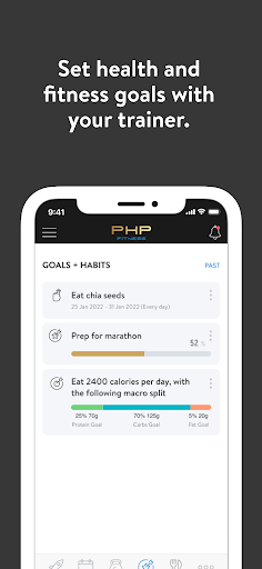 PHP Fitness Screen 3