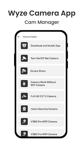 Wyze Camera App - Cam Manager