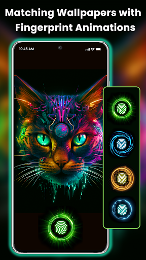 Fingerprint Live Animation Screen 2