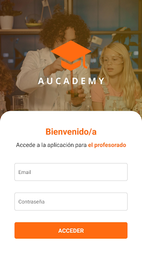 Android application Aucademy Profesorado screenshort