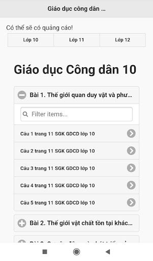 Học tốt Giáo dục công dân 10, Screen 2