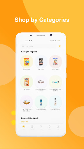 Android application Wagginton screenshort