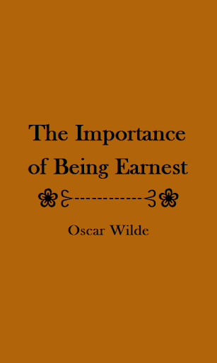 Importance of Being Earnest