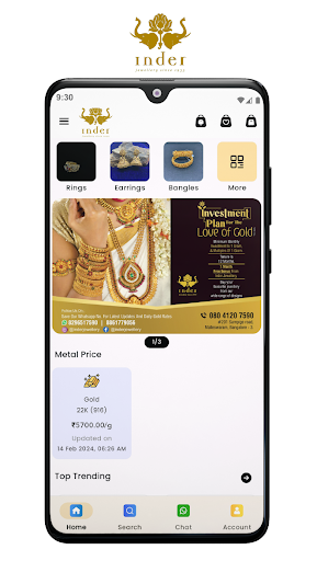 Android application Inder Jewellery Pvt Ltd screenshort