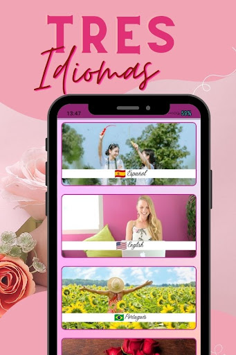 Android application Happy Women's Day Phrases screenshort