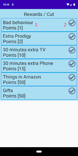 Tasks & Rewards Screen 2