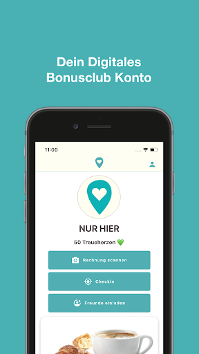 Android application NUR HIER screenshort