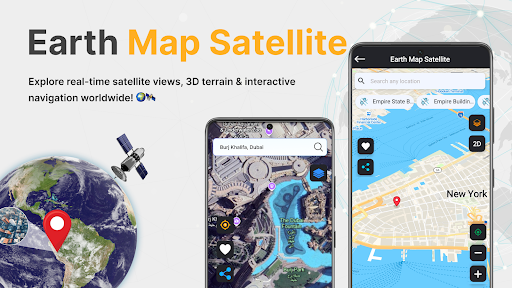 Earth Map Satellite: View Screenshot 1 - AppWisp.com
