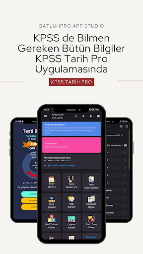 Android application Tarih screenshort