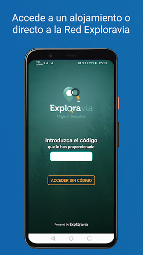 Android application Exploravia screenshort