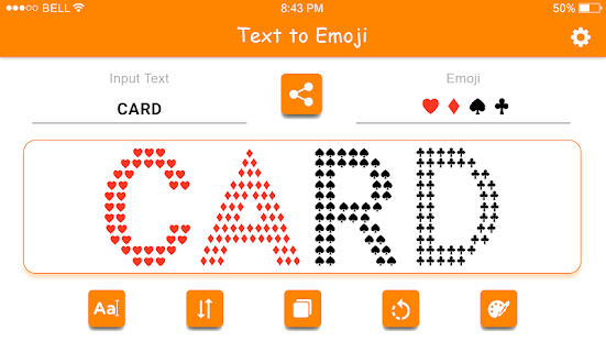 ? Emoji Letter Converter ? Captura de pantalla