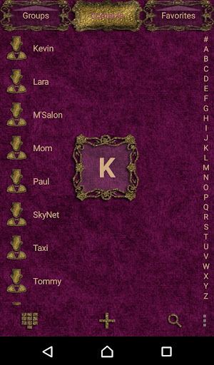 Pink Gold Chandelier Dialer th Screen 3