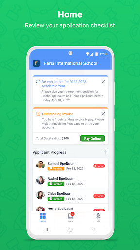 Android application OpenApply screenshort
