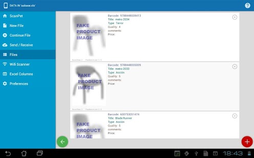 Inventory & Barcode scanner Screenshot
