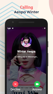 Aespa Winter Fake Chat & VCall