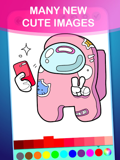 Among Us Impostor Coloring Boo