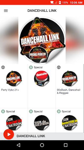 Android application Dancehall Link screenshort