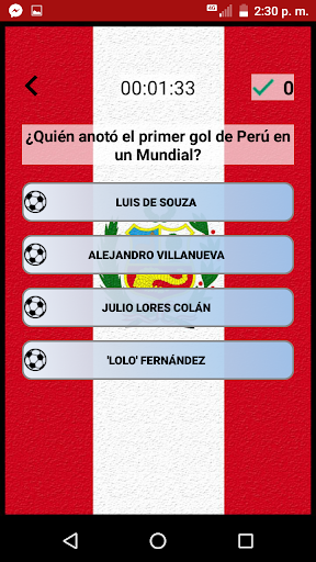 Fútbol Peruano Quiz