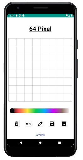 Android application 64 Pixel screenshort