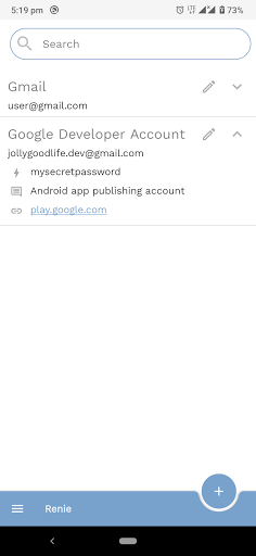 CloudPass - Password Manager Screen 2