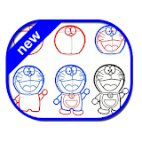 How To Draw Cartoon : Doraemon icon