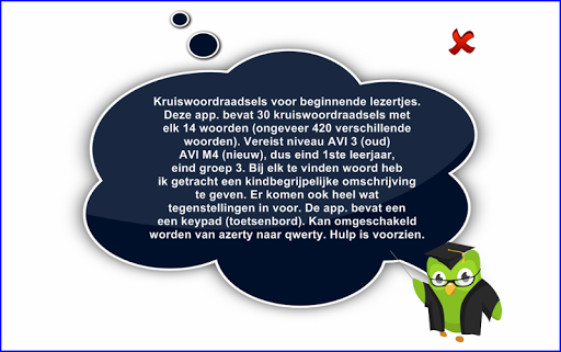 Kruiswoordraadsels voor kids Screen 3