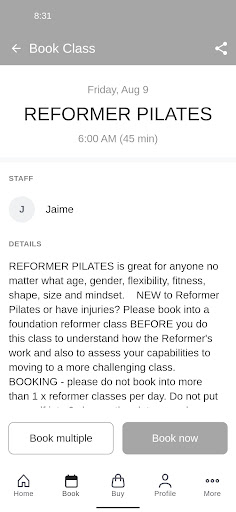 Flow Hot Yoga and Pilates Screen 3