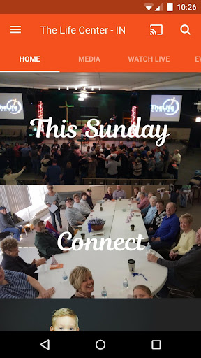 Android application mytlc.church screenshort