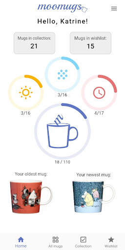 Android application Moomugs screenshort