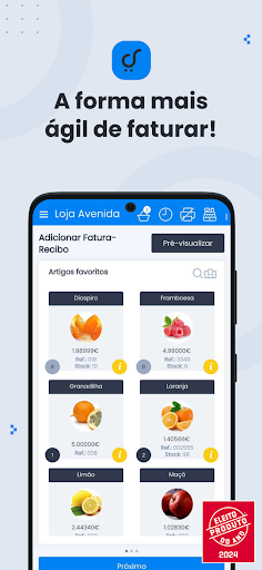 Android application Moloni Sales screenshort
