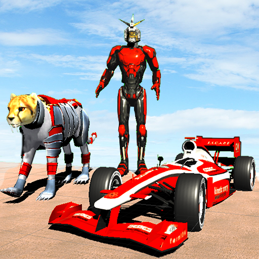 Cheetah Robot Car Battle:Formula Car Robot Fight
