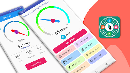 Network speed test Wi-Fi 5G 4G
