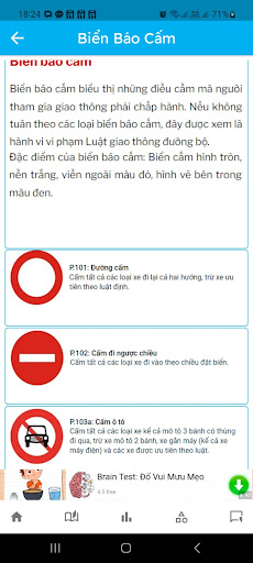 450 câu lý thuyết xe máy A2 Screen 3