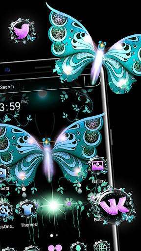 Android application Butterfly Glitter Themes screenshort