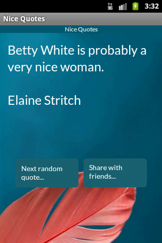 Nice Quotes Screen 2
