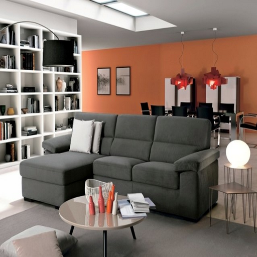 stylish sofa for minimalist an logo