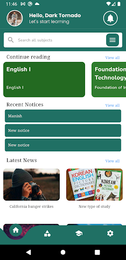Android application BIM Student Notes screenshort