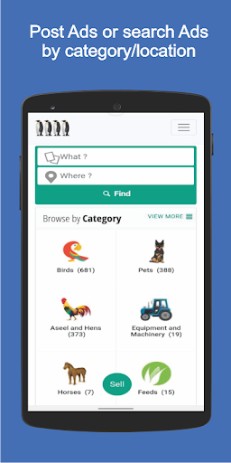 Android application Petsonlin: Sell & Buy Pets, An screenshort